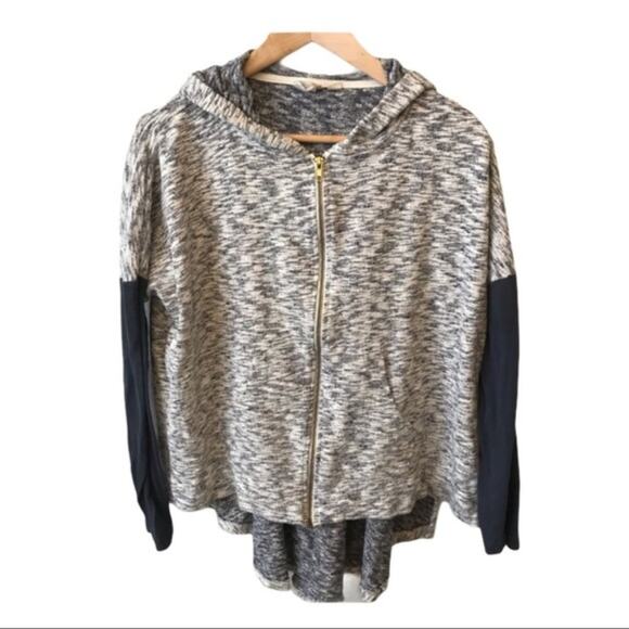 Others Follow Full Zip Hi-Lo Hoodie Cardigan Medium - Picture 1 of 6
